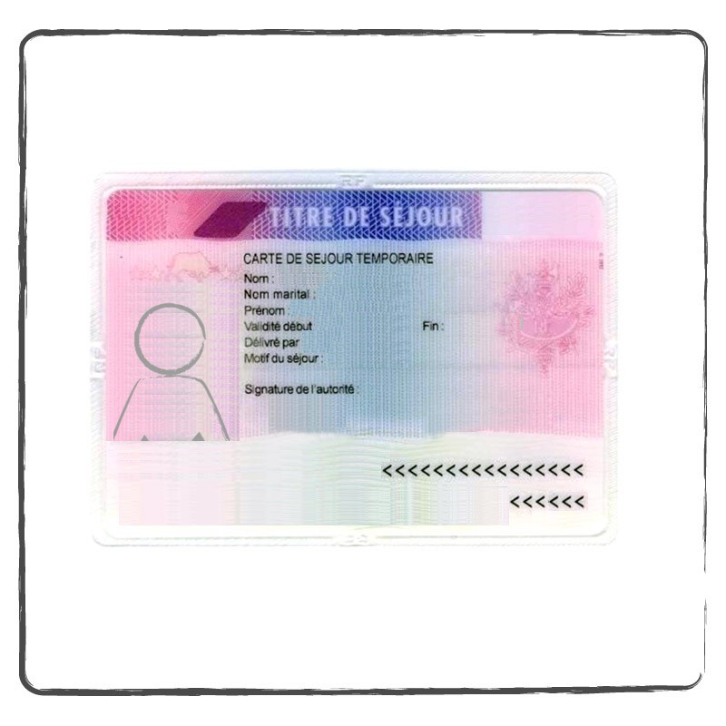 Carte de séjour FR Carte de séjour FR
