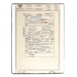 Acte de naissance En Canada long