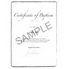 Certificado de bautismo - traducción oficial y jurada