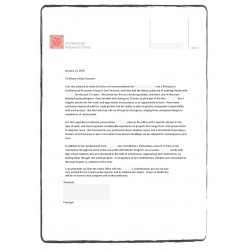Carta de recomendación laboral - traducción oficial y jurada