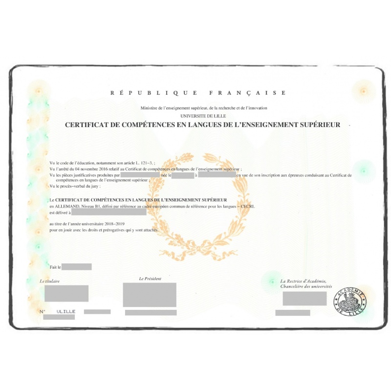 Certificación de nivel en idiomas_FR Certificación de nivel en idiomas_FR