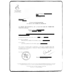 Traducción jurada certificado médico - Traductor oficial | ACSTraduction