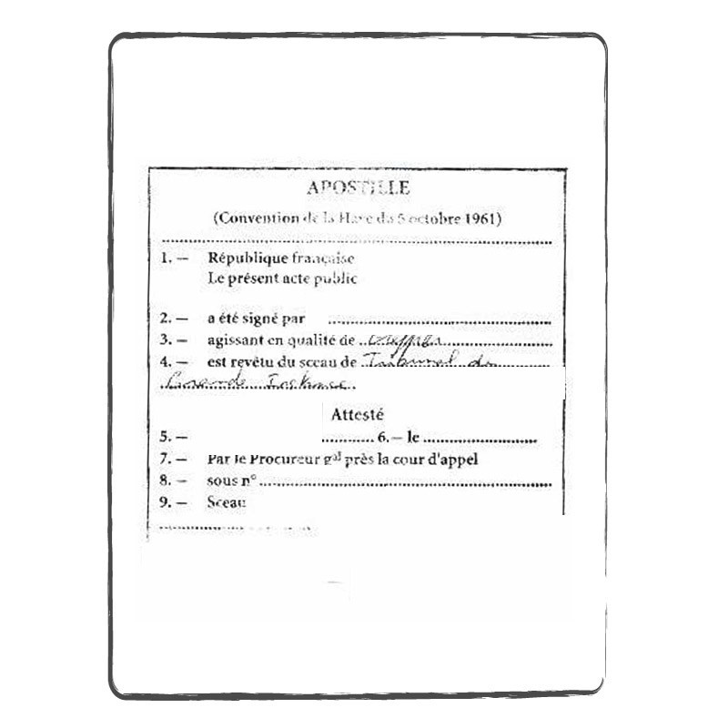 Apostille FR Apostille FR